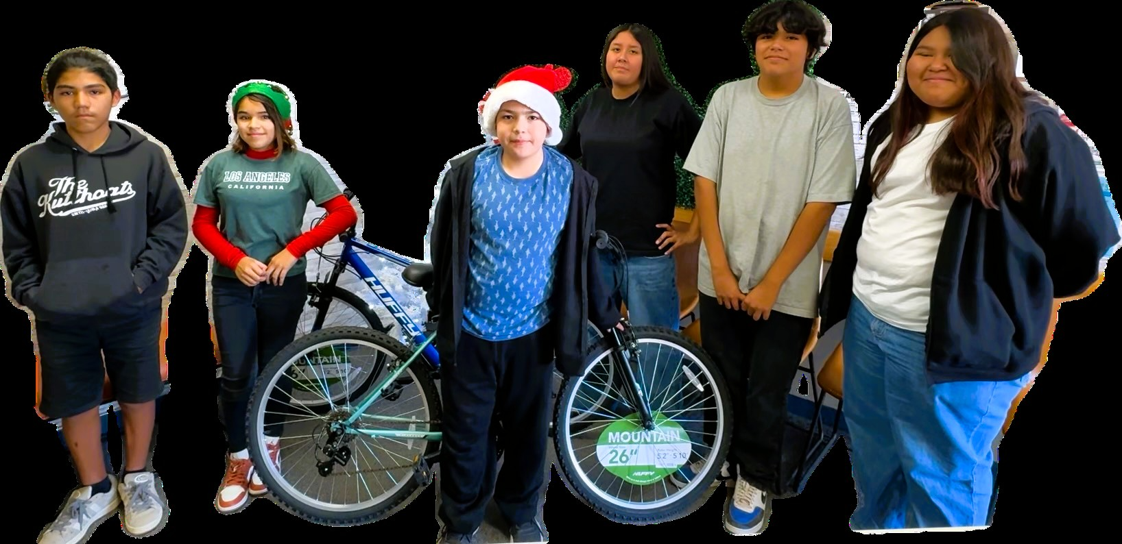 Attendance Incentive Bike Raffle Winners 12.13.24